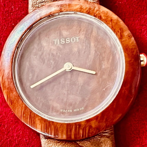 Vintage Classic Tissot Woodwatch μεταχειρισμένο 1980-81 Quarz unisex/γυναικείο