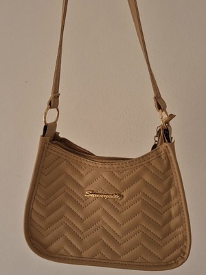 Shein shoulder bag new beige