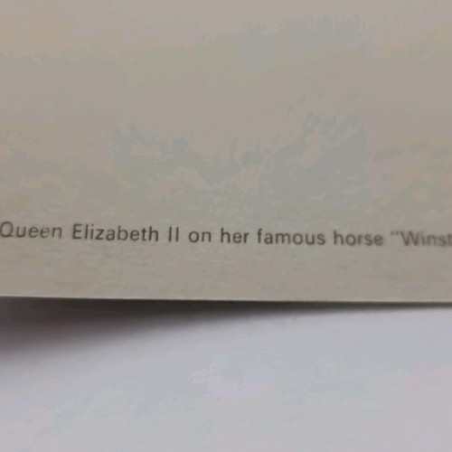 Vintage HM Queen Elizabeth II card new