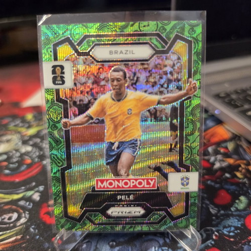 Pele Green Wave Panini Monopoly Card new, authentic