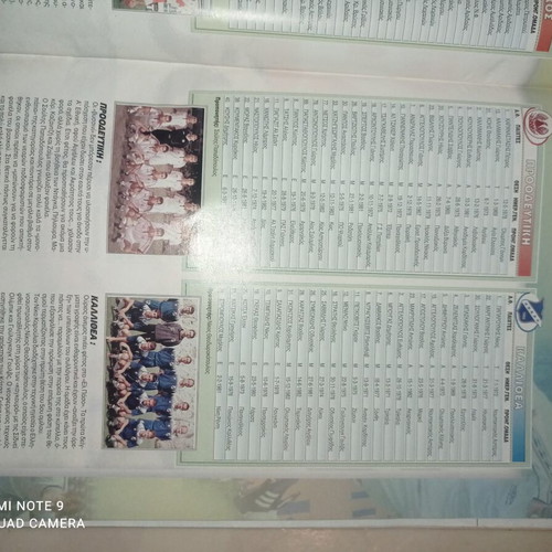 Ethnospor magazine B Ethniki 2001/02 guide