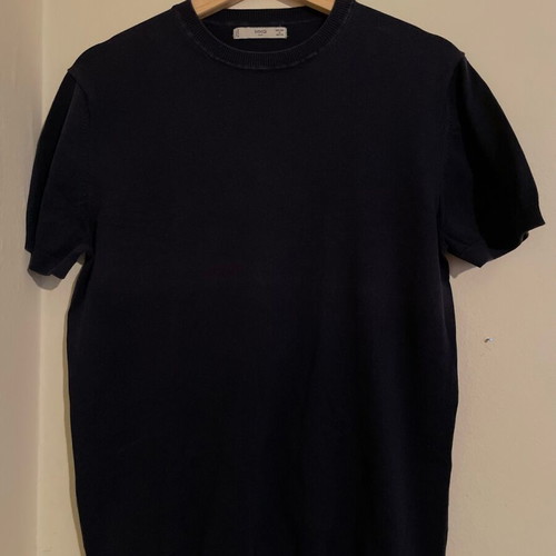 Mango t-shirt dark blue like new, size S