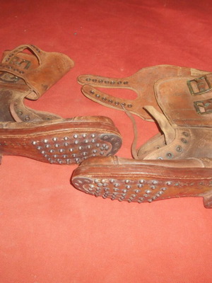 Greek Army Soldier Campaign Boots 1950-1970 used