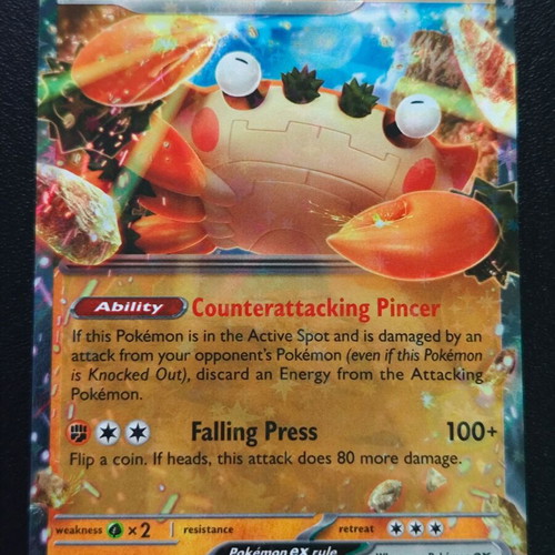 Pokemon Klawf ex 120/197 from Obsidian Flames 2023 new