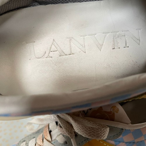 Lanvin sneakers used, size 37, colorful