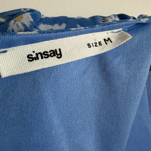 Sinsay blue floral dress, size M