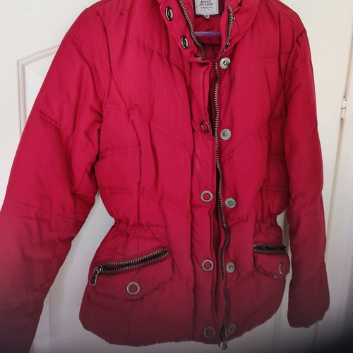 Esprit down jacket like new, red