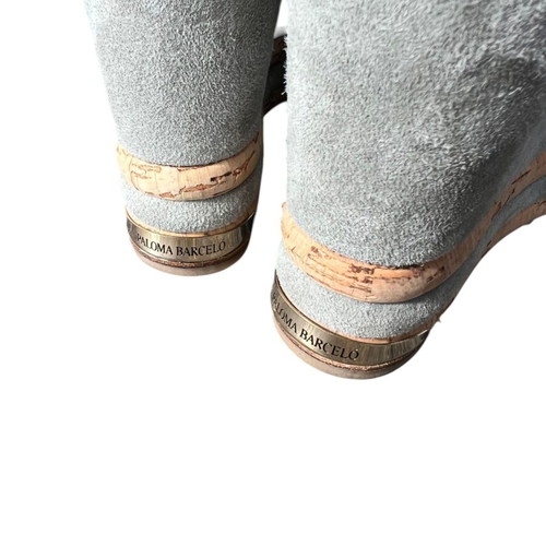 Paloma Barcelò women's suede wedge sandals EU41