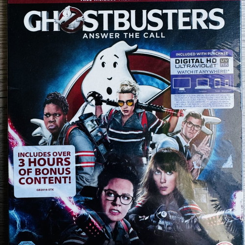 Ghostbusters 2016 Blu-ray with Greek subtitles, 2-disc edition