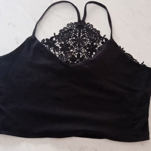 Women's black top like new, size M