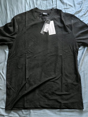 Versace T-shirt new, elastic, size M, black