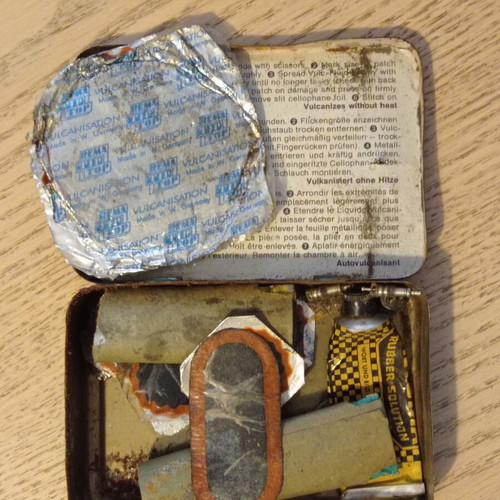 Vintage metal tins used Rema Tip Top