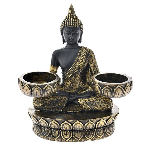 Decorative Buddha made of resin new 15x8.5x17cm