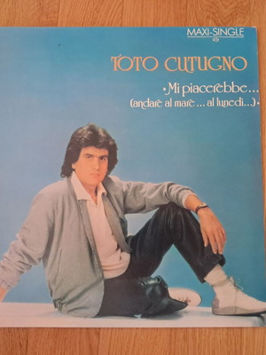 Toto Cutugno 1985 Mi Piacerebbe Maxi-Single 45t pop μεταχειρισμένο