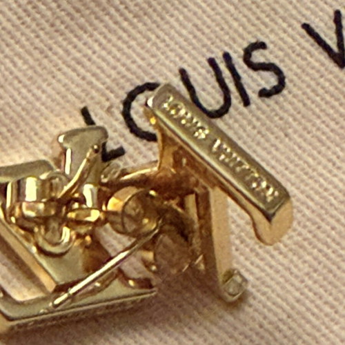 Louis Vuitton earrings gold tone new