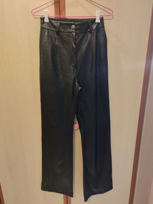 Marmalady Clothing bar παντελόνι δερματίνης σε μαύρο, μέγεθος M