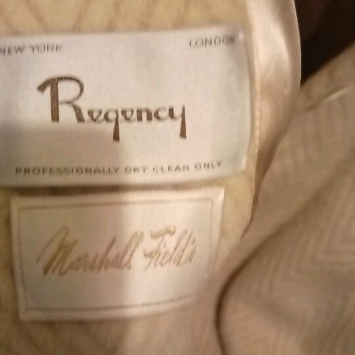 Cream long coat like new, size XXL