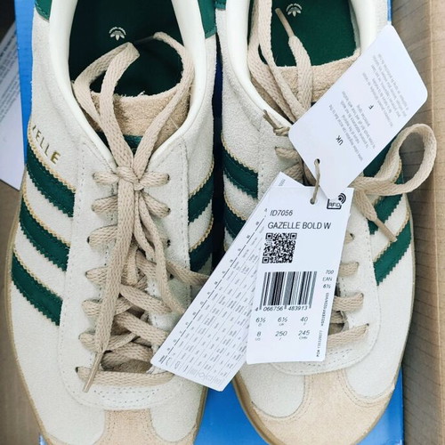Adidas Gazelle Cream White Collegiate Green Magic Beige new sneakers size 40