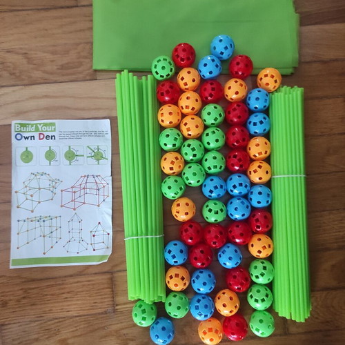 Mega Build Your Own Den Kit STEM construction toy like new