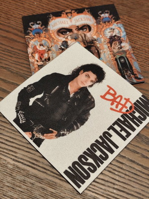 Michael Jackson Square Coasters for Office and Tables washable