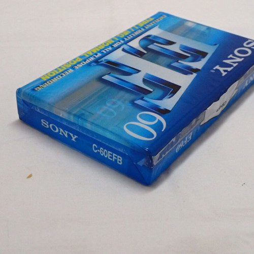 Vintage Sony C-60EFB cassette sealed and new