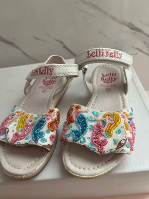 Πέδιλα Lelli Kelly νούμερο 27 σαν καινούργια, άσπρα πολύχρωμα
