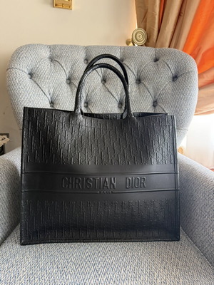 Dior Large Book Tote Bag like new, black