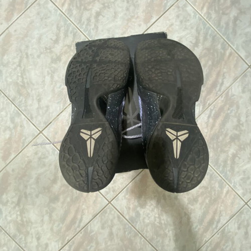 Nike Kobe 6 EYBL basketball shoes, size 47.5, black and grey