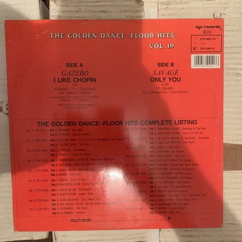 The Golden Dance-Floor Hits Vol. 19 12" vinyl used, Italo-Disco