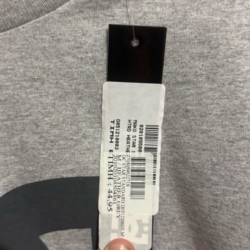 DC T-shirt new, medium, grey