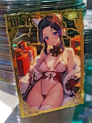 Shinobu Metal Waifu Card από Demon Slayer αριθμημένη, καινούργιο