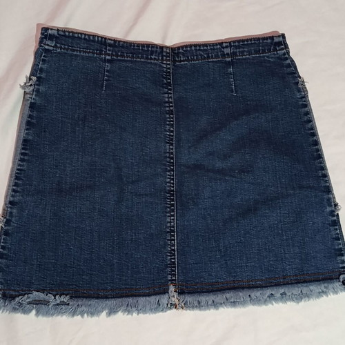 Boston elastic denim skirt size M like new, blue