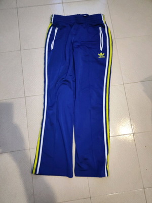 Κάτω παντελόνι γυναικείας φόρμας Adidas Originals Firebird medium σαν καινούργιο, μπλε