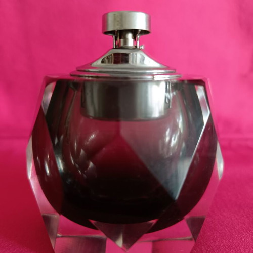 MuranoVintage table lighter handmade glass Murano Flavio Poli like new