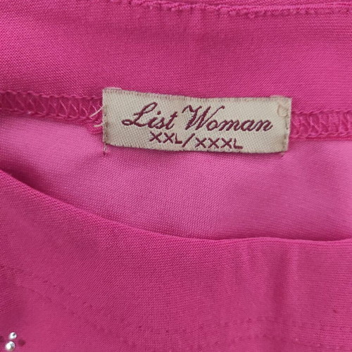 Γυναικεία μπλούζα Viscoze List Woman XXL, ροζ