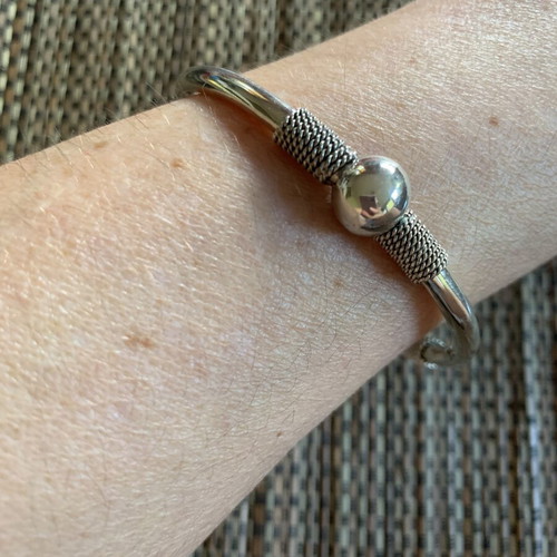 Silver handmade bracelet new, boho style, 925 sterling