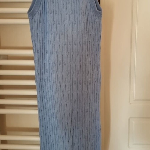 Mini blue dress like new, size M 38 10