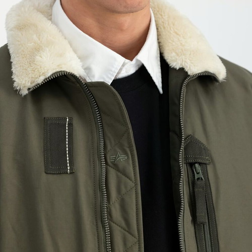 Alpha Industries DA-3 Bomber Jacket new, men's winter green polyester M/L/XL