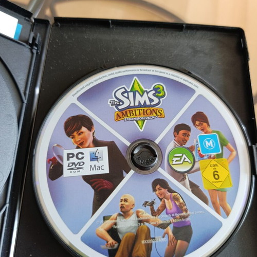 The Sims 3 PC game with Ambitions, Pets, and Supernatural expansions
