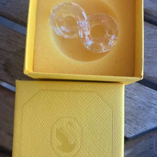 Swarovski crystal infinity new with original box
