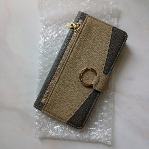 Samsung S21FE phone case new with wallet in earth tones