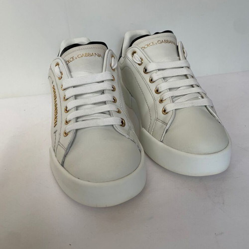 Dolce & Gabbana Portofino leather women's sneakers like new, size 38