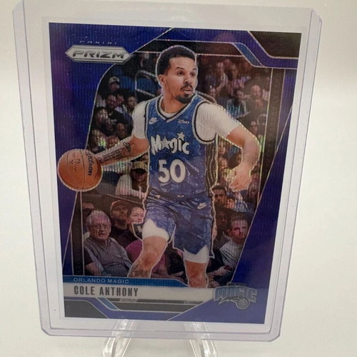 2024-25 Panini Prizm Cole Anthony Blue Wave Prizm card new