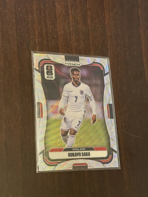 Panini Prizm FIFA World Cup 2026 Bukayo Saka Silver Wave card like new