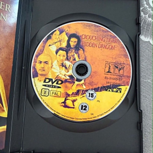Crouching Tiger Hidden Dragon DVD used, widescreen