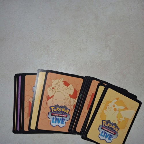 Pokemon cards 198 EX, 2 V and 53 Pitch Black promo code cards