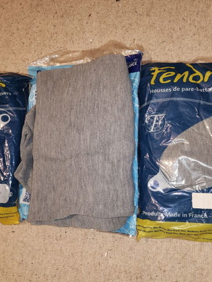 Fendress F7 Κάλυμα Μπαλονιού Σκάφους Καινούργιο Light Grey 2 τεμ
