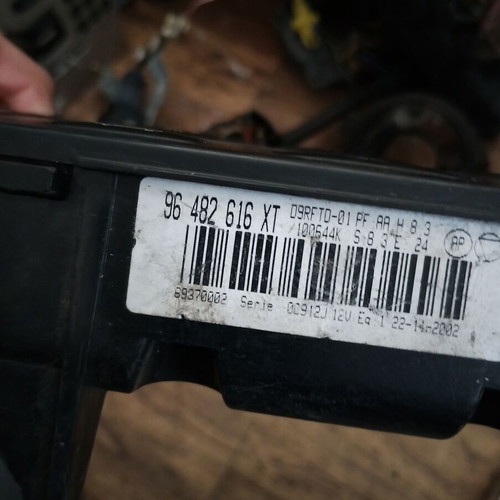 Peugeot 406 climate control panel used, 1995-2004, 96 482 616 XT