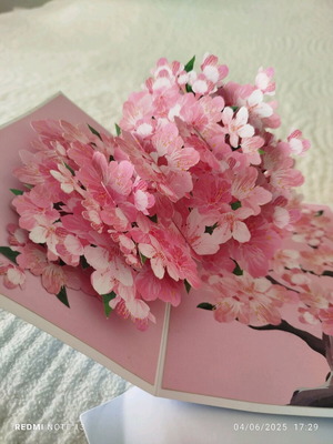 3D greeting card new with envelope