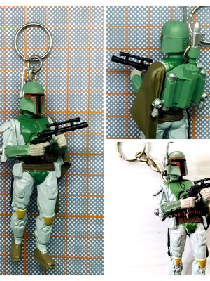 Φιγούρα μπρελόκ STAR WARS/Disney 2007 - BOBA FETT